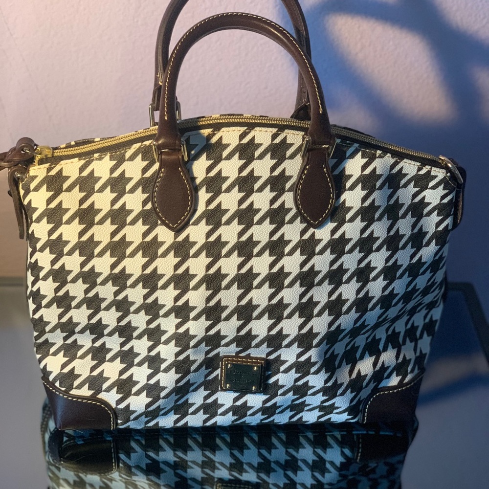 Dooney and Bourke Herringbone Sachel - Picture 2 of 6